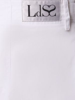 Nėriniuotas plisuotas mini sijonas su raišteliais Ludovic De Saint Sernin balta