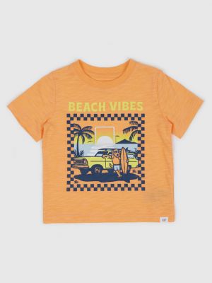 Koszulka Gap pomarańczowa