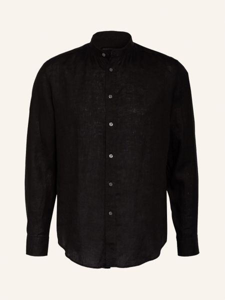 Czarna koszula ze stójką Drykorn