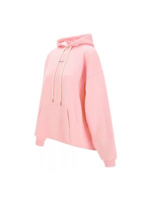 Sudadera con capucha de algodón Marni rosa