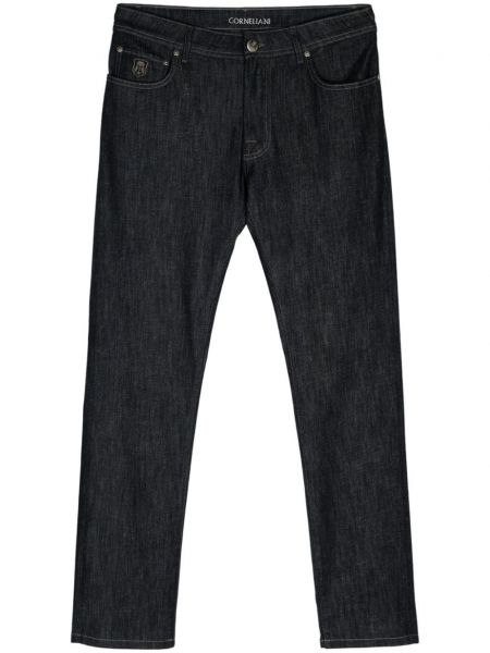 Broderet jeans Corneliani blå