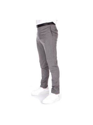 Pantalones slim fit Tagliatore gris