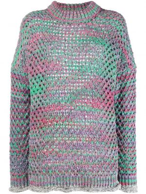 Пуловер The Attico розово