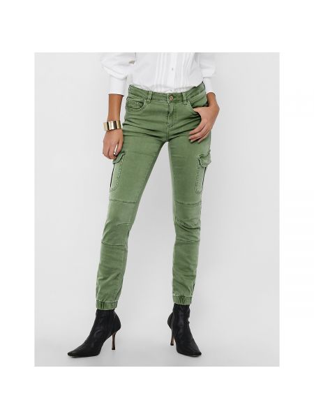 Pantalones cargo Only verde