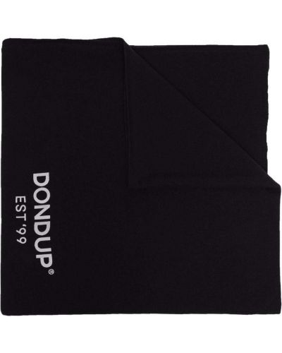 Bufanda con estampado Dondup negro