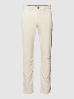 Spodnie sztruksowe Tommy Hilfiger białe