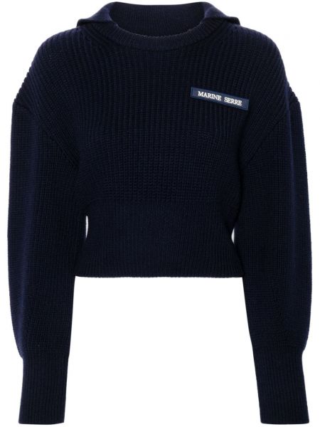 Kort sweater Marine Serre blå