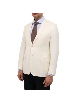 Шелковый шерстяной пиджак Brioni