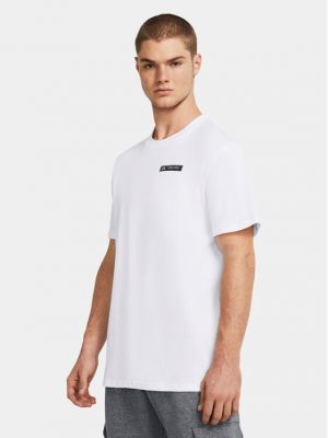 T-shirt large Under Armour blanc