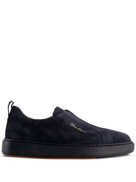 Slip-on sneakers Santoni blå