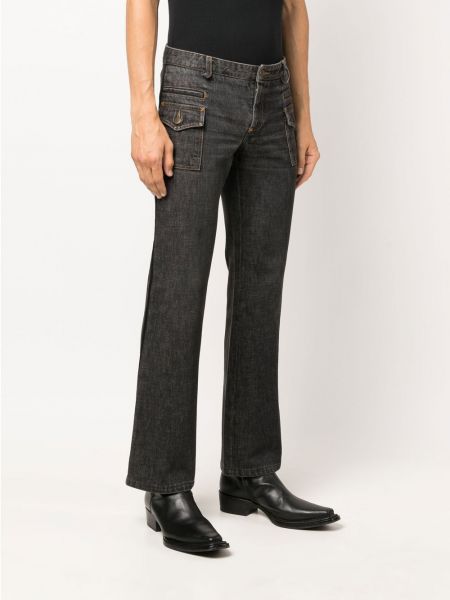 Zvonové džíny s nízkým pasem Dolce & Gabbana Pre-owned šedé