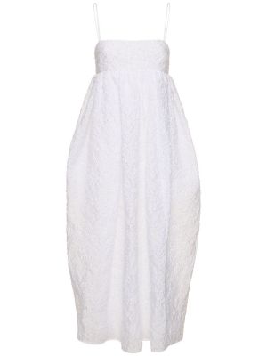 Midi haljina Cecilie Bahnsen bijela