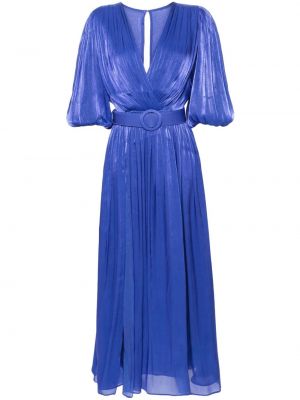 Dlouhé šaty Costarellos modrá