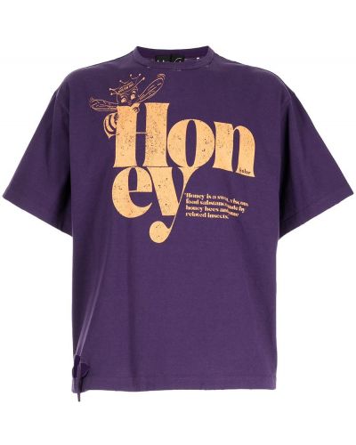 Camiseta con estampado Kolor violeta
