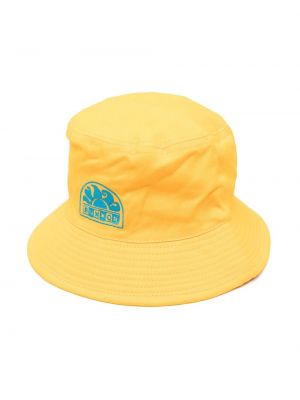 Cappello ricamato Bonton giallo