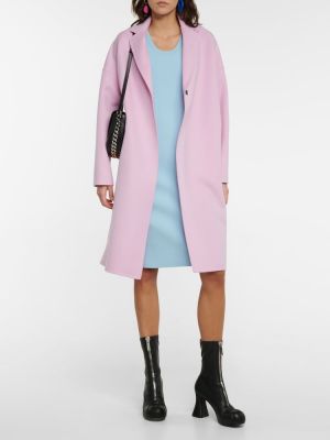 Krátký kabát Stella Mccartney fialový