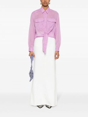 Asimetriška marškiniai Marant Etoile violetinė