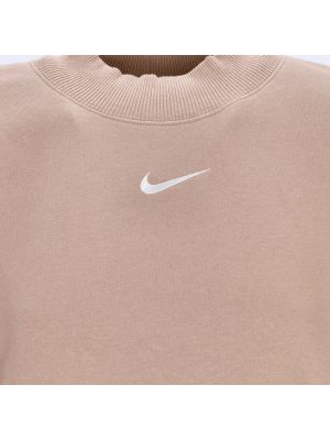 Oversize fleece midikleid Nike beige