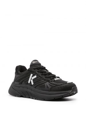 Sneakersy sznurowane koronkowe Kenzo czarne