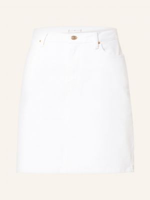 Spódnica jeansowa Tommy Hilfiger biała