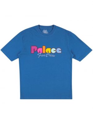 Tričko s potlačou Palace - Modrá
