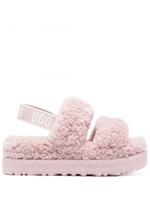 Plattform sandaler med reim Ugg rosa