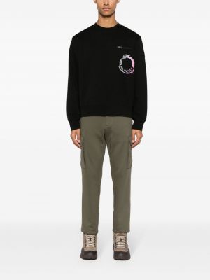Sweatshirt mit print Moncler schwarz