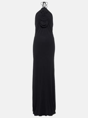 Dlouhé šaty jersey Magda Butrym černé
