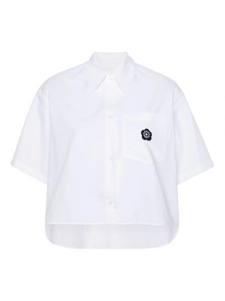 Koszula z krótkim rękawem Kenzo biała