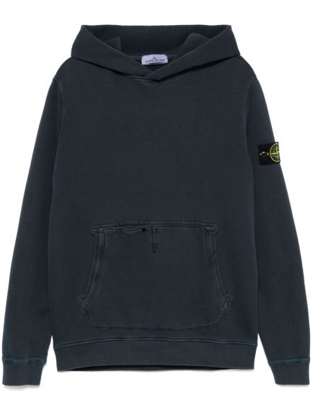 Hættetrøje Stone Island blå