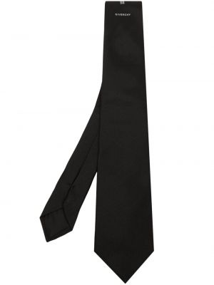 Krawatte mit stickerei Givenchy schwarz