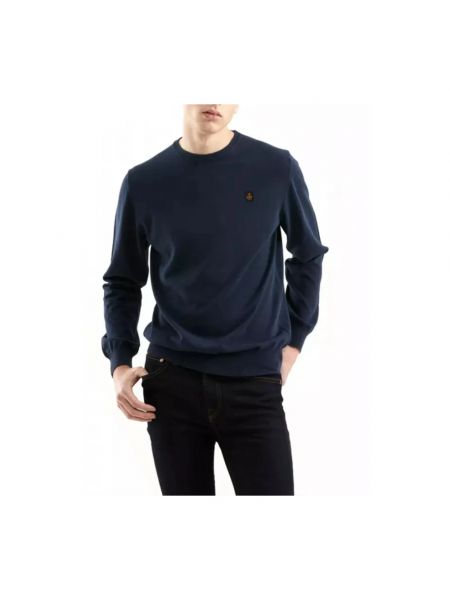 Sweter bawełniany Refrigiwear niebieski