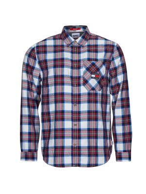 Flanelová voľná rifľová košeľa Tommy Jeans