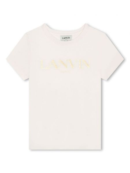 T-shirt for piger Lanvin Enfant gul