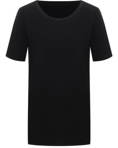 Хлопковая футболка Uma Wang, черная