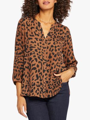 Леопардовая блузка Nydj