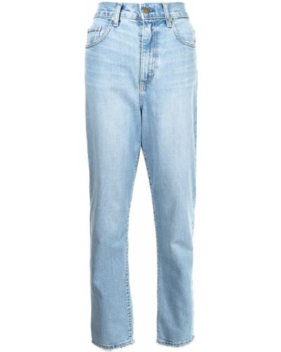 Høy midje straight jeans Nobody Denim blå