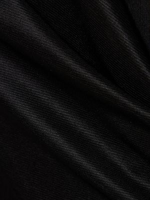 Drapírozott jersey body Alexandre Vauthier fekete