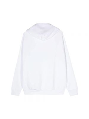 Sudadera con capucha de algodón con estampado Vivienne Westwood blanco
