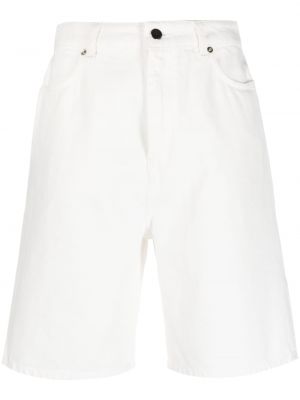 Kratke jeans hlače Loulou Studio bela