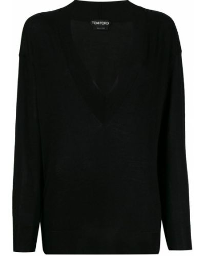 Pullover mit v-ausschnitt Tom Ford schwarz