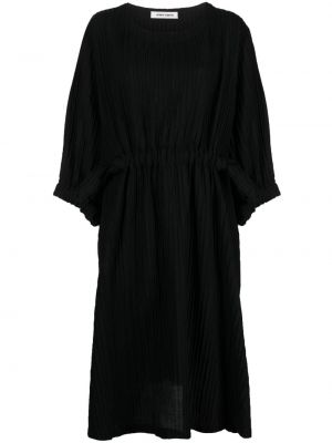 Plisované midi šaty Henrik Vibskov čierna