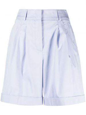 Shorts en coton plissées Peserico violet