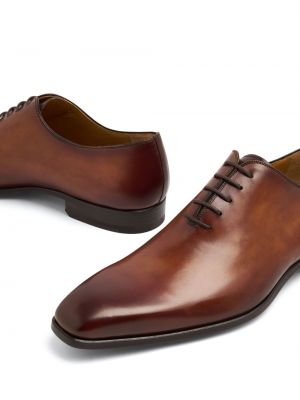 Iš natūralios odos oksfordo batai Magnanni ruda