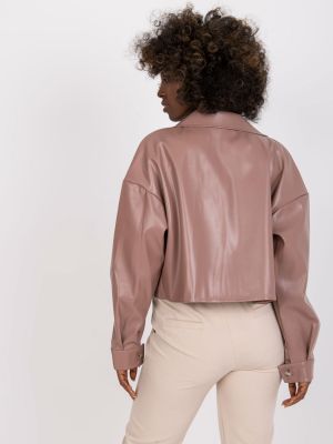 Kožená bunda z imitace kůže Fashionhunters