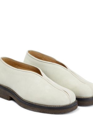 Pantofi loafer din piele de căprioară Lemaire bej