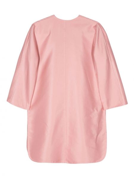 Bavlněný kabát Manzoni 24 růžový