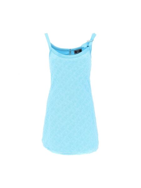Sukienka mini Versace niebieska