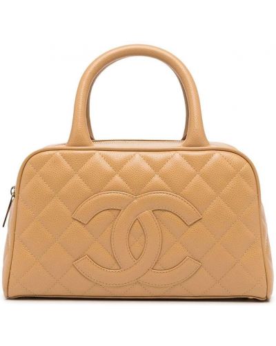Bolso clutch acolchada con estampado de rombos Chanel Pre-owned