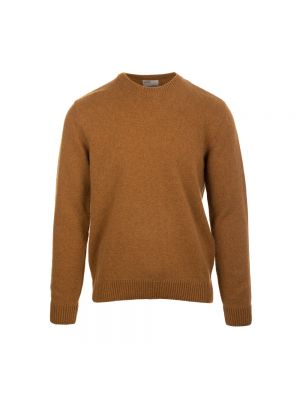 Sweter z okrągłym dekoltem Colorful Standard brązowy